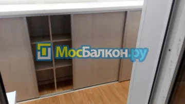 Шкаф на балкон купить в Щербинке на заказ недорого от МосБалкон