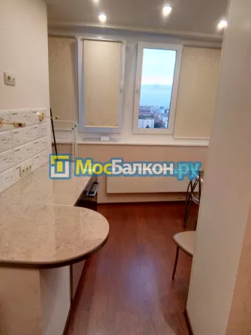 Объединение балкона и лоджии с комнатой в  Щербинке