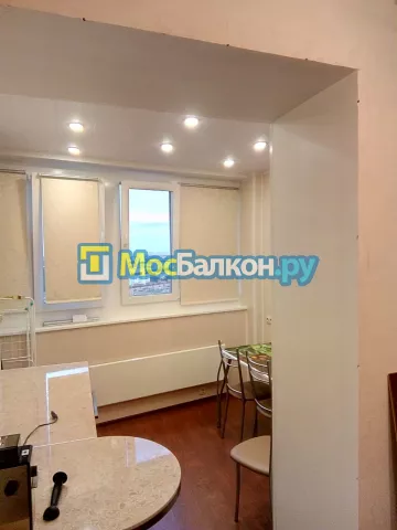 Объединение балкона и лоджии с комнатой в  Щербинке