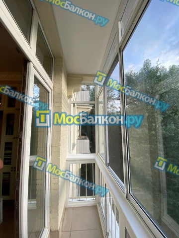 Панорамное остекление заказать под ключ по выгодной цене в Щербинке от компании МосБалкон