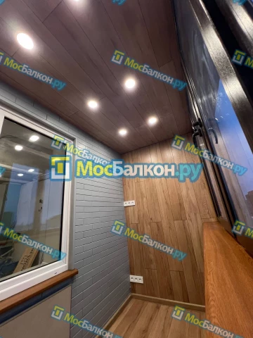 Отделка балконов в Щербинке | Отделка балконов и лоджий и обшивка под ключ в МосБалкон