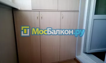 Шкаф на балкон купить в Щербинке на заказ недорого от МосБалкон